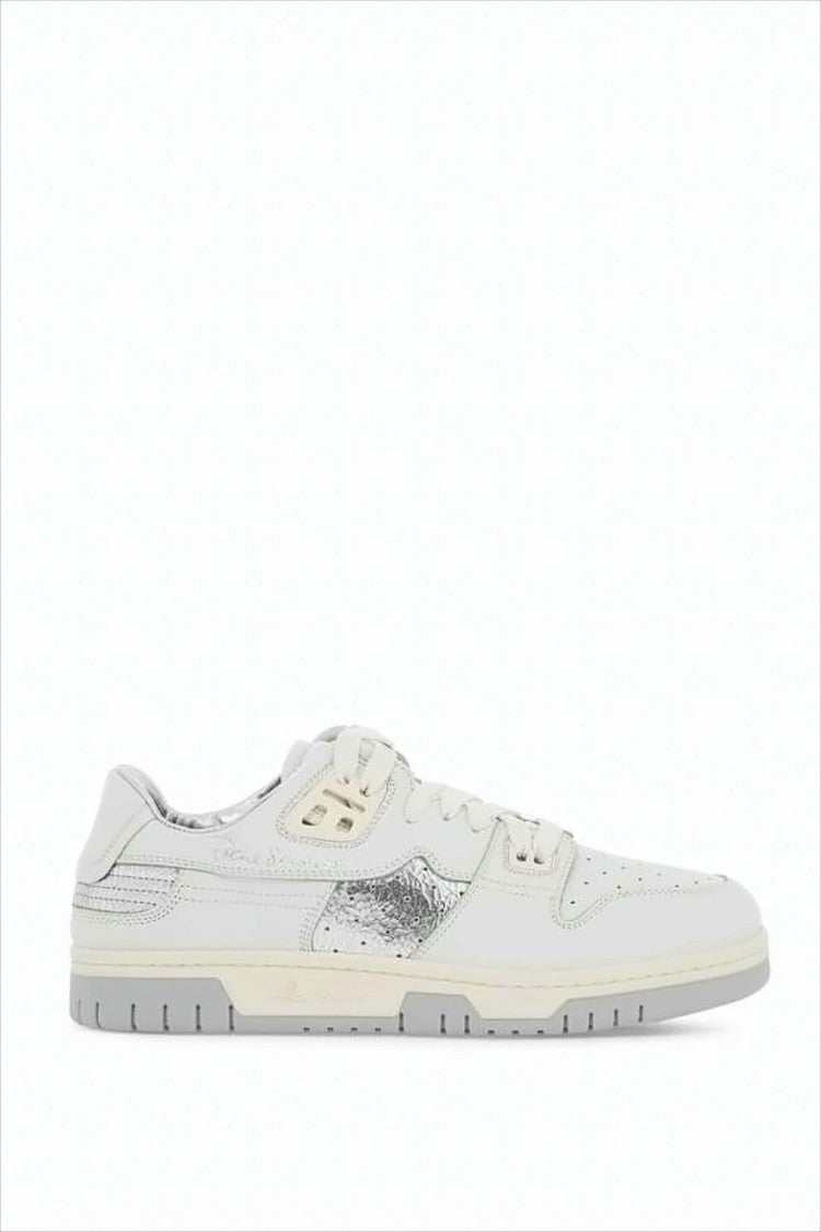 Acne Studios Low-Top Sneakers With Smooth Leather Upper And Perforated Detailing