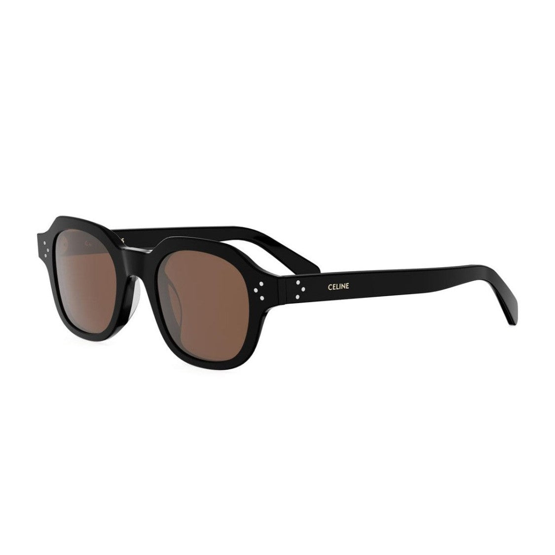 Celine Black Cl40326u 3 Dots Hd Acetate Sunglasses