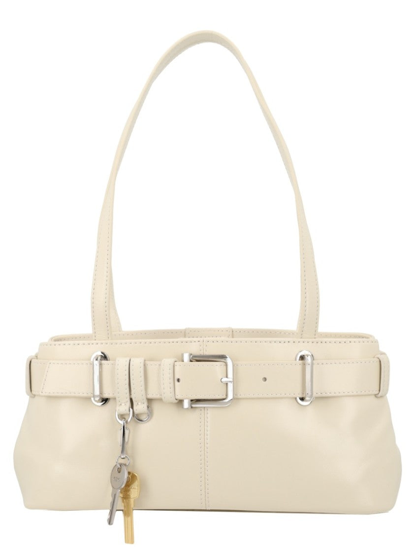 Osoi Brocle Mini Belt Strap Detail Cow Leather Shoulder Bag