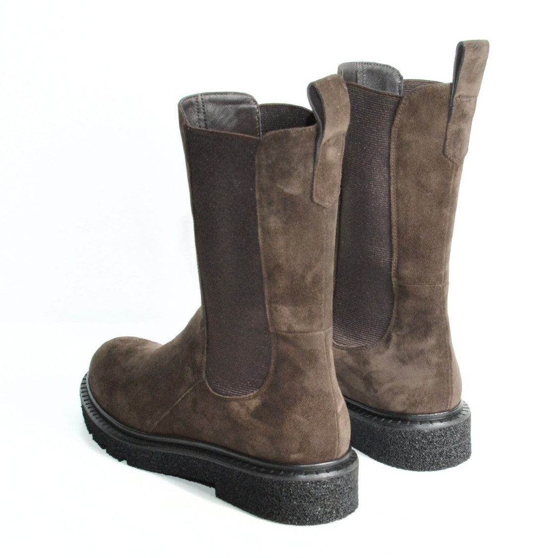 Guglielmo Rotta Ebony Suede Elasticated Ankle Boot