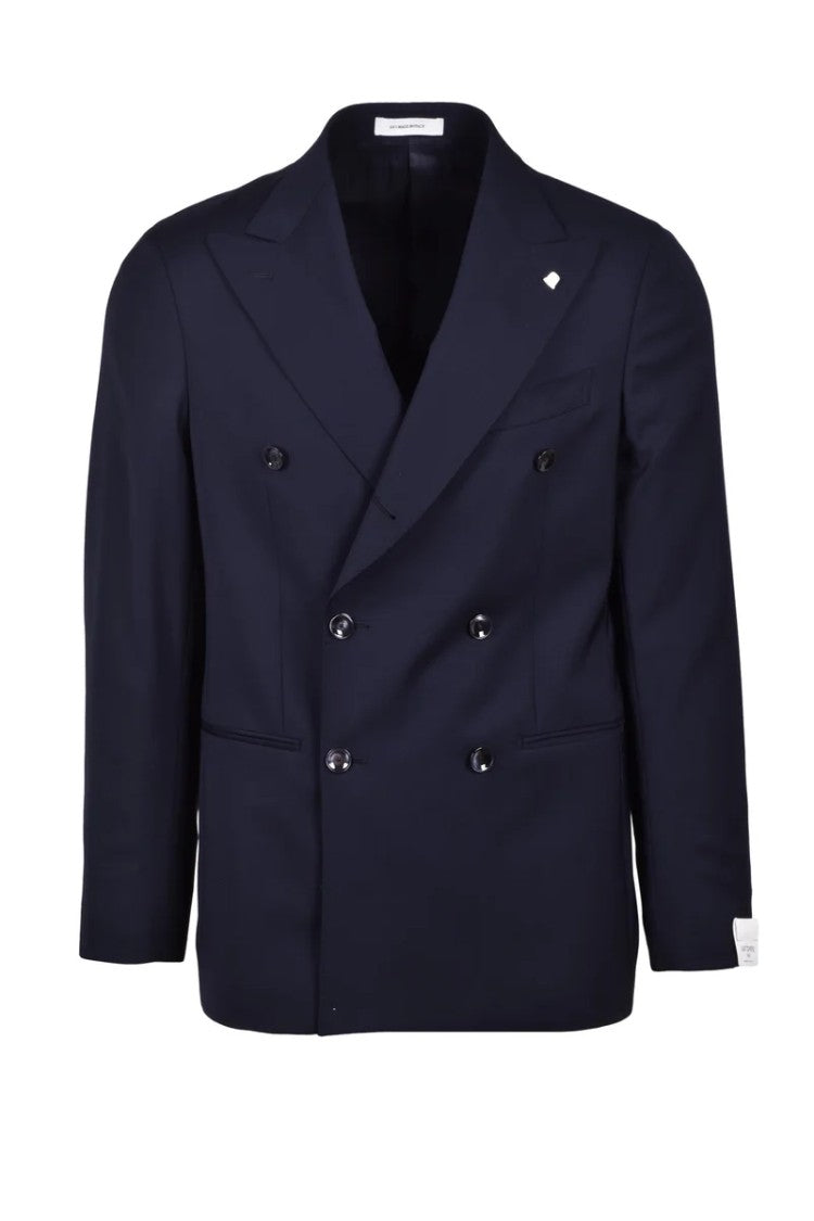 Alberto La Torre Double-Breasted Jacket Virgin Wool