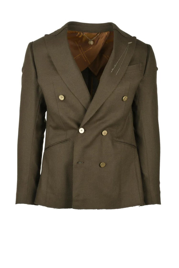 Maurizio Miri Double-Breasted Jacket - Military Green