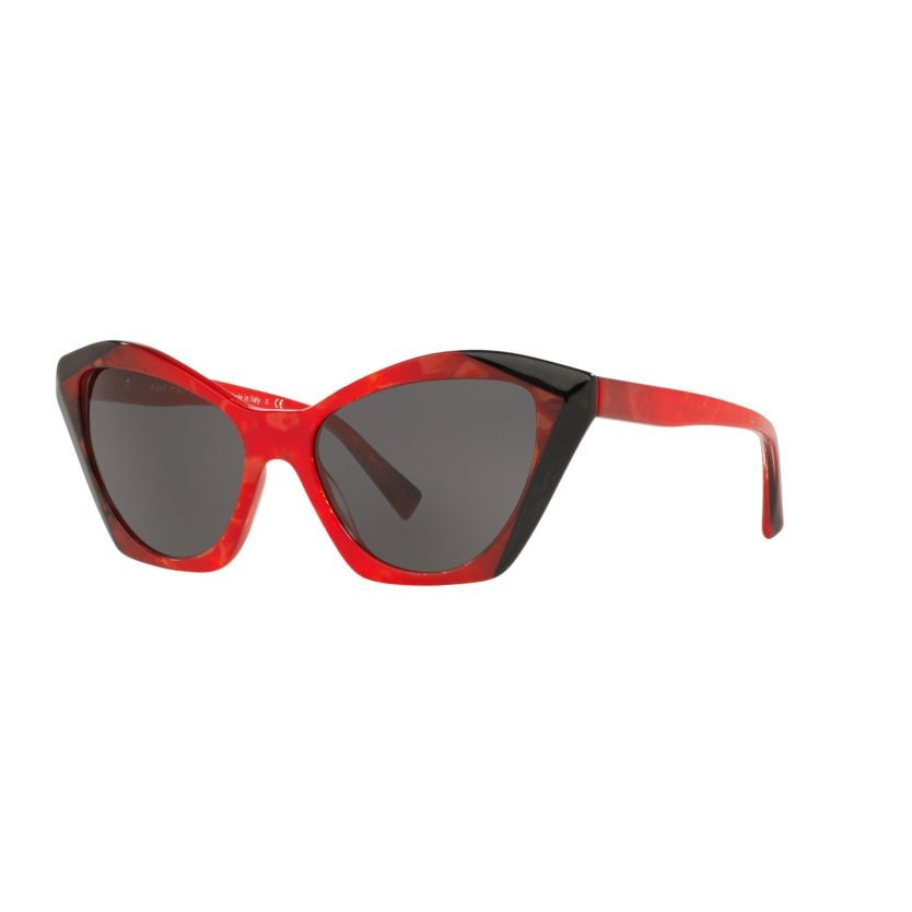 Alain Mikli 0A05056 Cat-Eye Sunglasses With Bold Red Acetate Frame