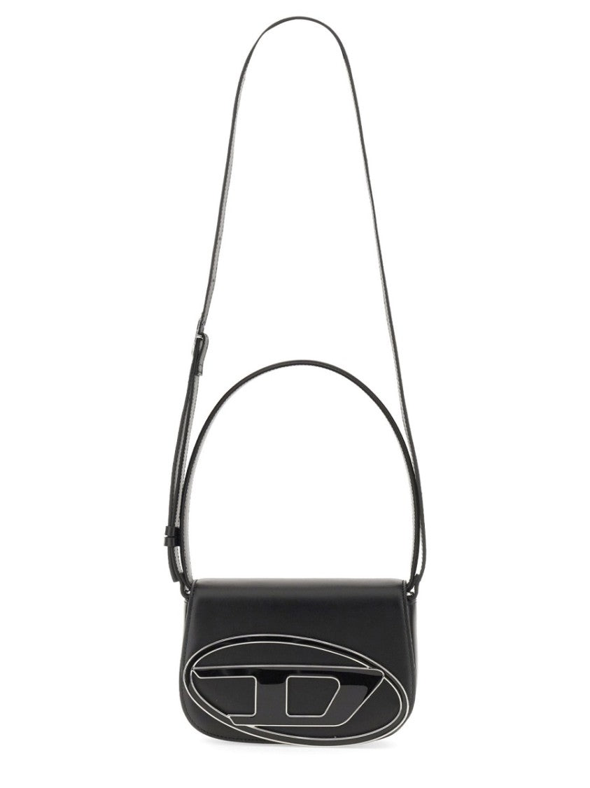 Diesel Rectangular Black Shoulder Bag
