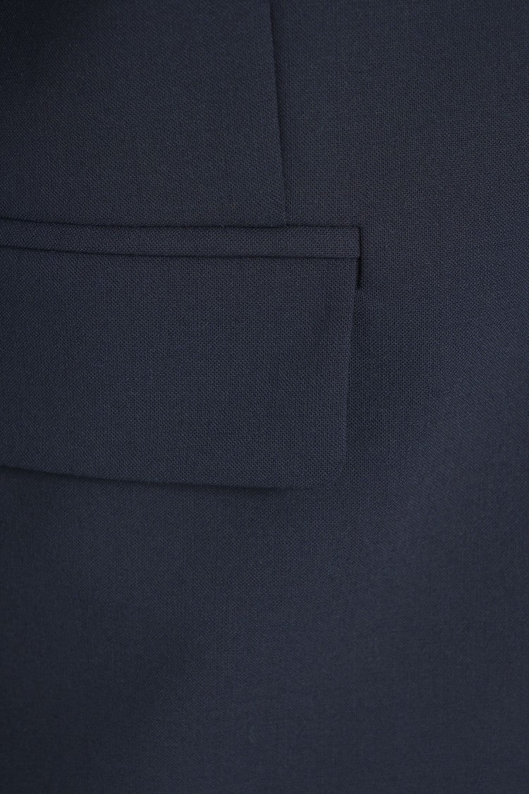 Ottod'ame Single-Breasted Blazer With Notch Lapel