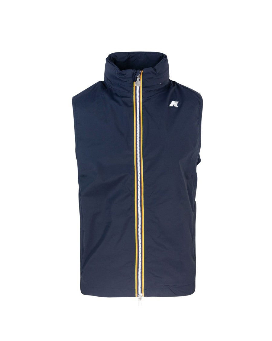 K-Way Valen Stretch Vest In Blue Depth