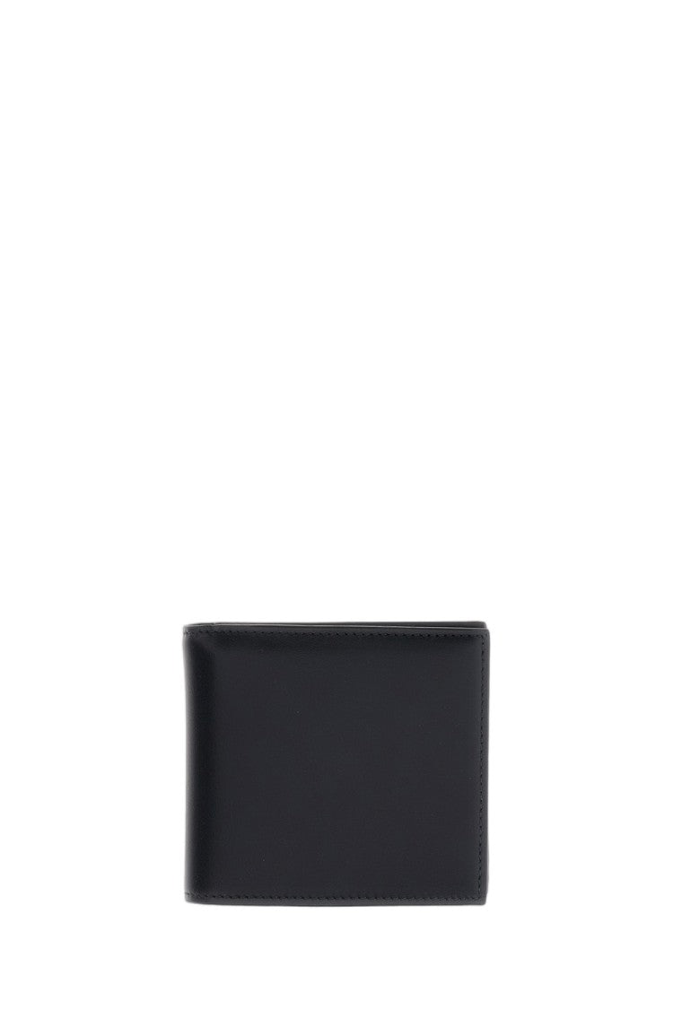Alexander Mcqueen Bi-Fold Wallet In Smooth Leather With Iconic Logo Detail