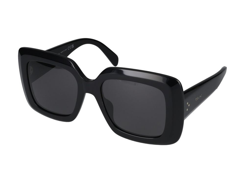 Celine Glossy Cl40263i Square Acetate Sunglasses