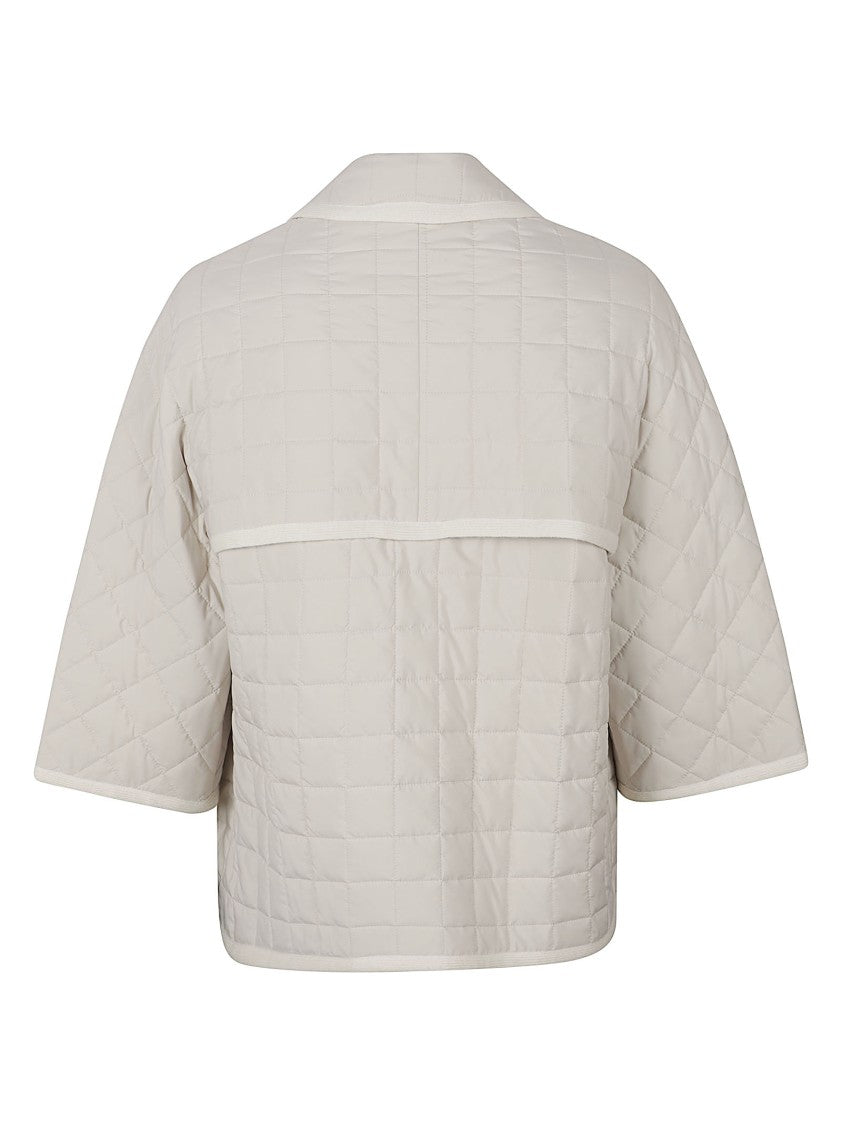 Fabiana Filippi Cropped Quilted Coat With Metallic Accents