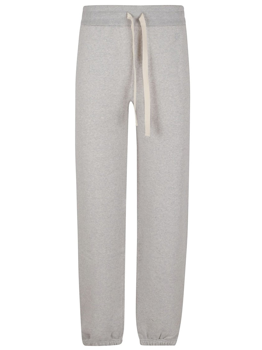 Jil Sander Relaxed Fit Grey Trousers With Elastic Waist