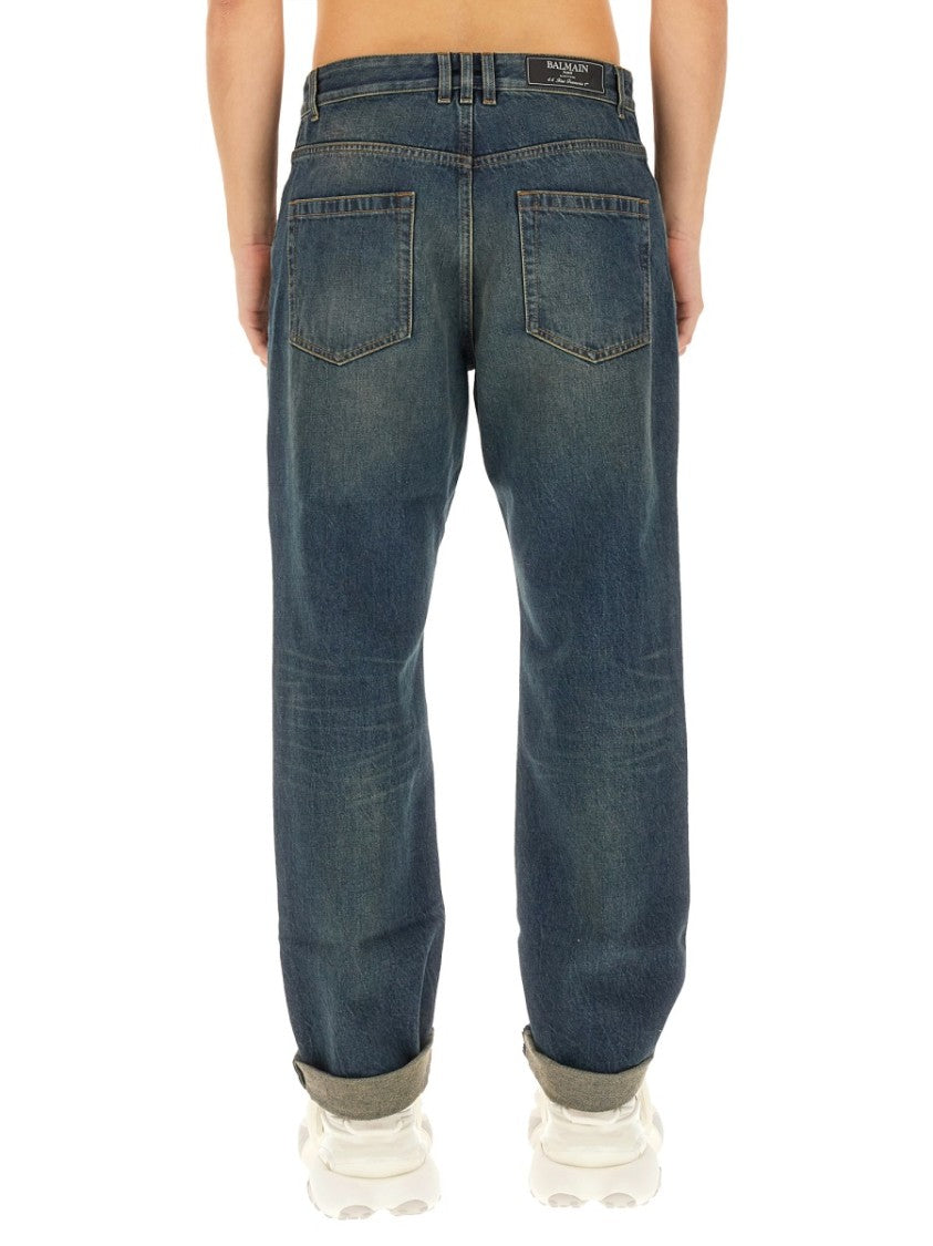 Balmain Classic Straight-Leg Jeans