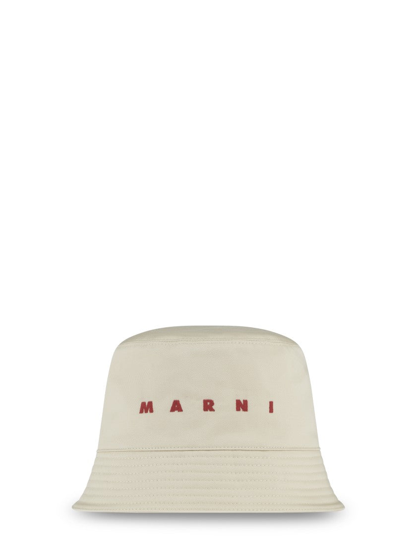 Marni Structured Bucket Hat With Wide Brim