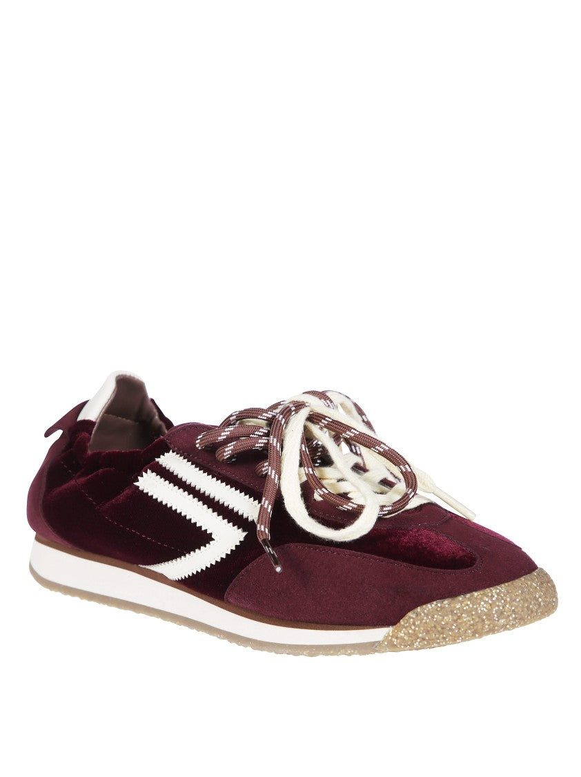 Puraai 6.02 Panther Velvet Low-Top Sneakers