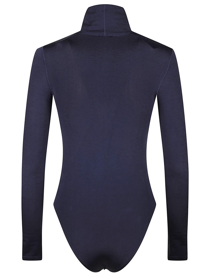 Wolford Form-Fitting Long-Sleeved Bodysuit With High Turtleneck