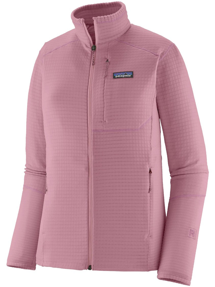 Patagonia Pink R1 Jkt Tailored Grid Active Jacket