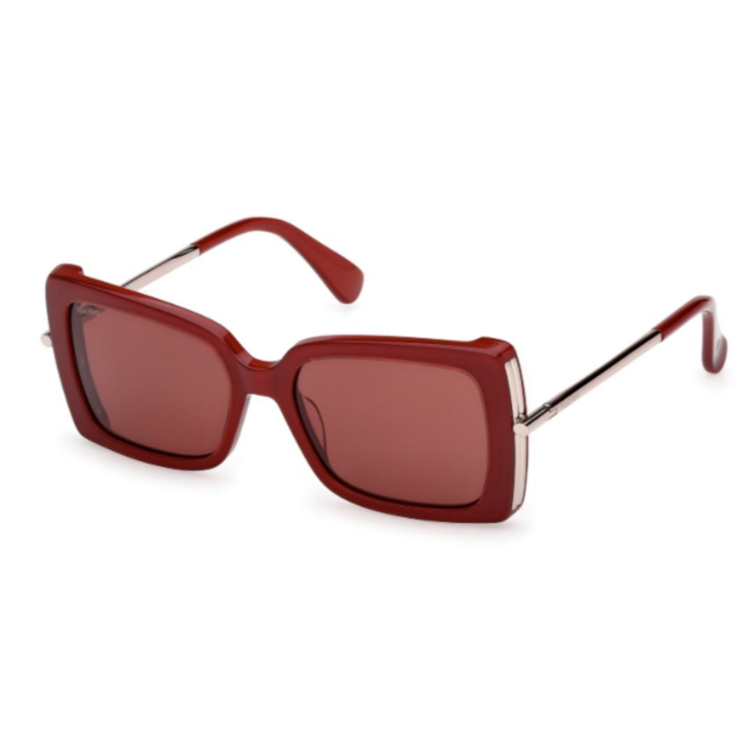 Max Mara Mm0166 Oversized Square Frame Acetate Sunglasses