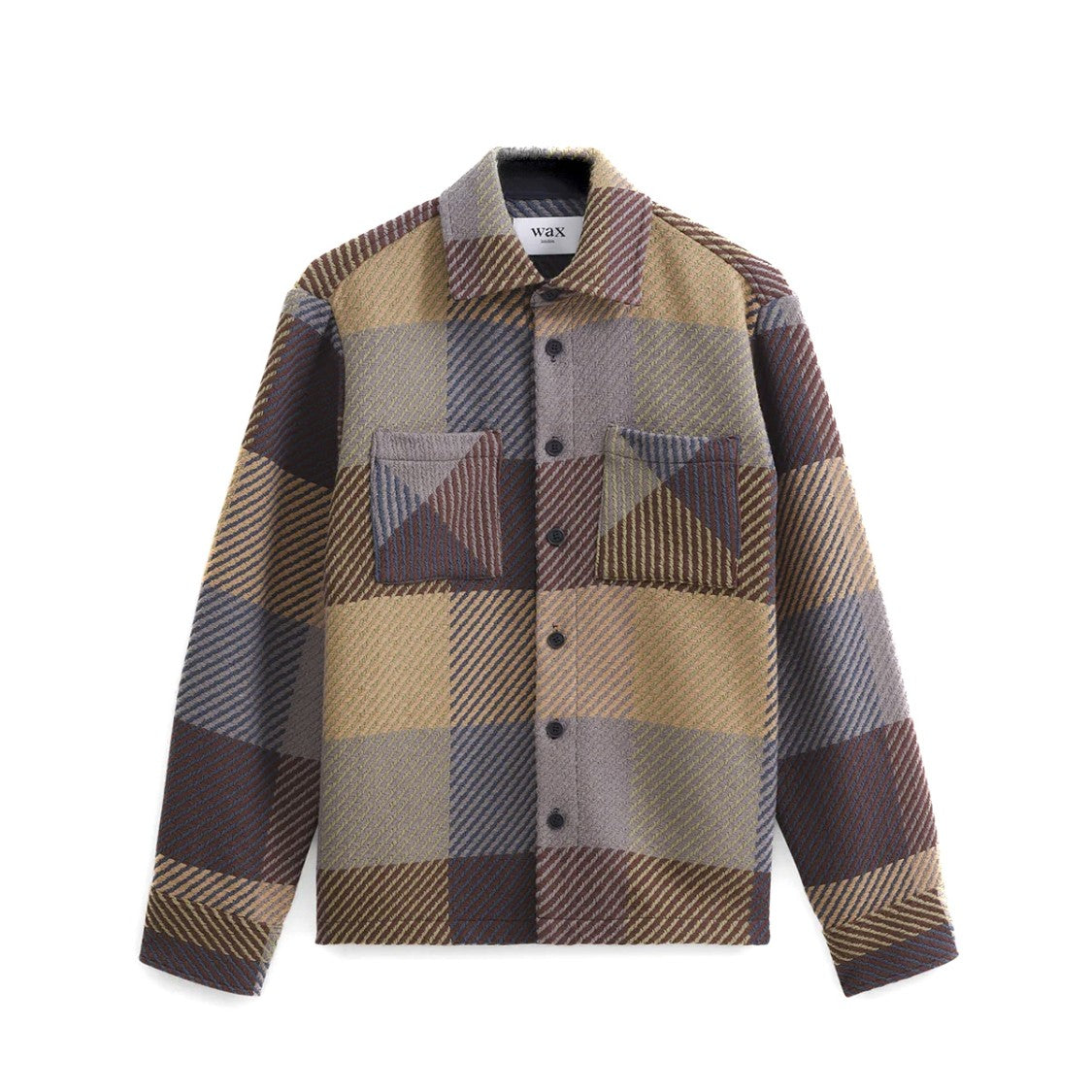 Wax London Multicolour Check Overshirt With Relaxed Fit