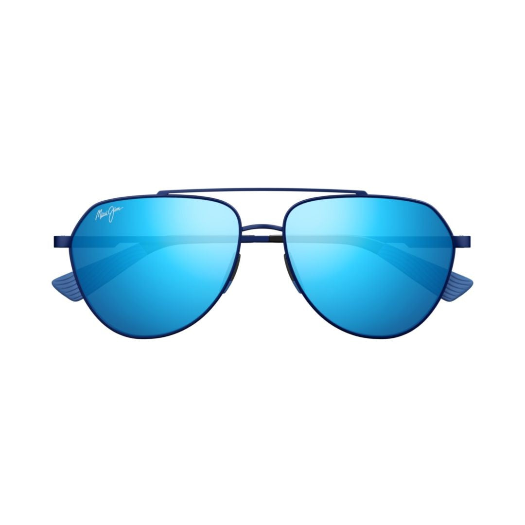 Maui Jim Waiwai Teardrop-Shaped Sunglasses With Double Bridge Design