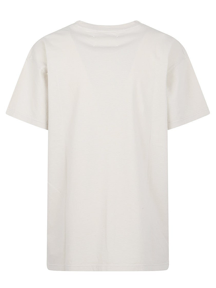 Maison Margiela Cotton T-Shirt With Hand-Drawn Graphic