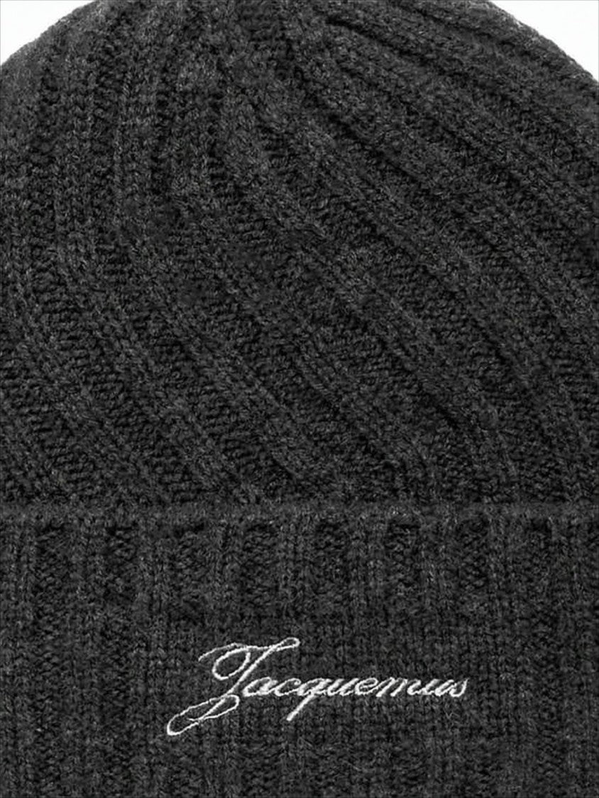 Jacquemus Ribbed Cashmere And Merino Wool Beanie