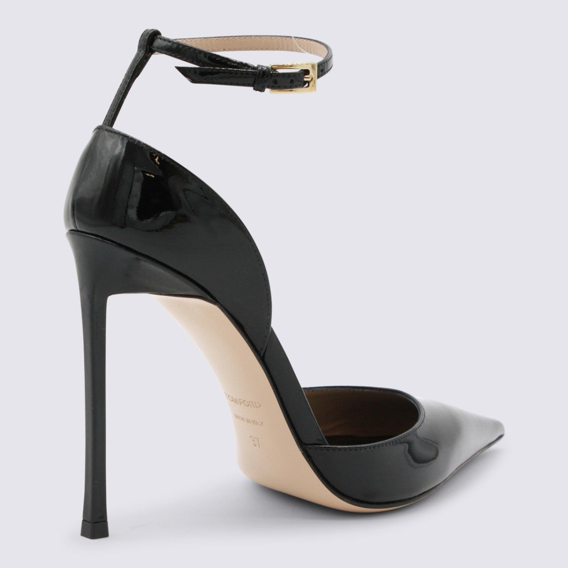 Tom Ford Pointed Toe Pumps With Ankle Strap