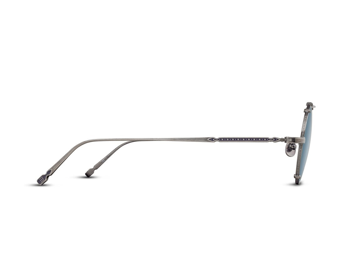 Matsuda M3143 Double Bridge Metal Round Sunglasses