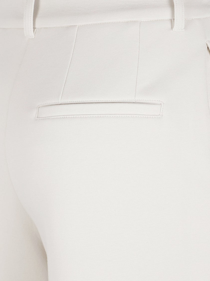 Max Mara Wide-Leg Cropped Trousers With Tailored Finish