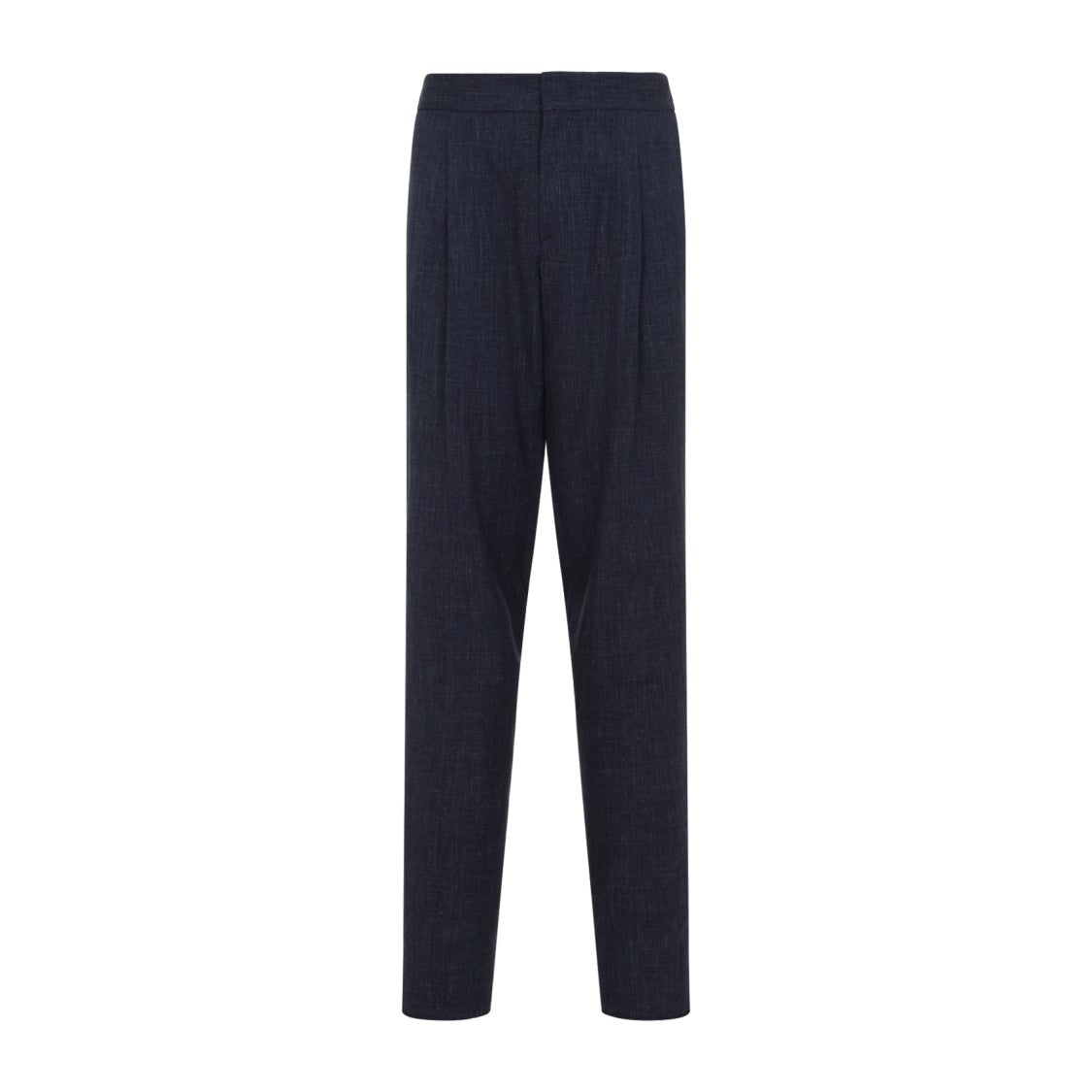 Giorgio Armani Parisian Night Blue Virgin Wool Trousers