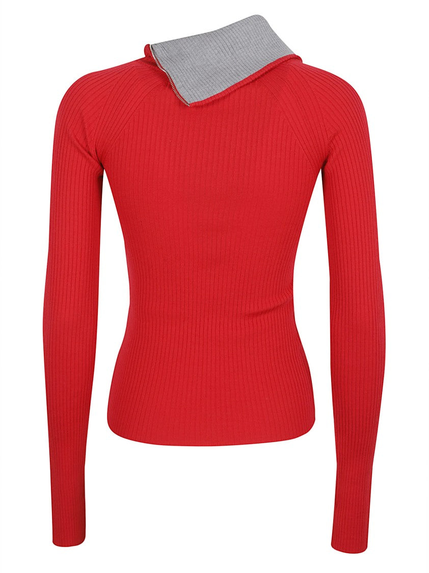 Max Mara Ribbed Virgin Wool Sweater
