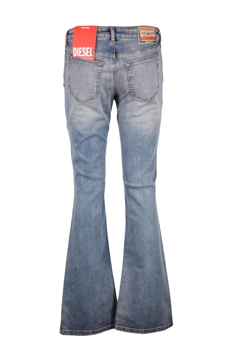 Diesel Purple 1969 D-Ebbey Bootcut Cotton Jeans