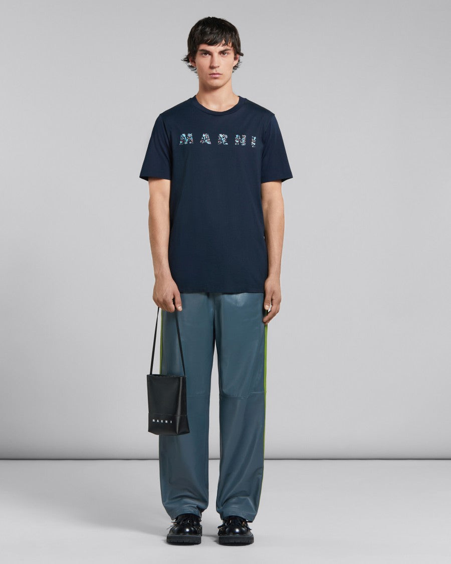 Marni Black Shoulder Bag With Logo