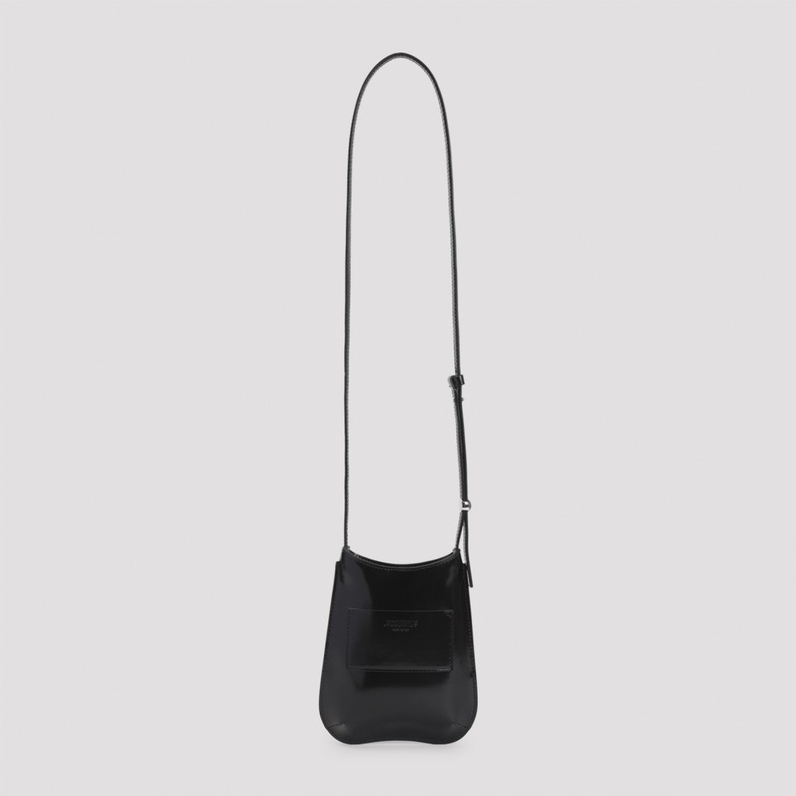 Jacquemus Compact Calf Leather Handbag With Adjustable Strap