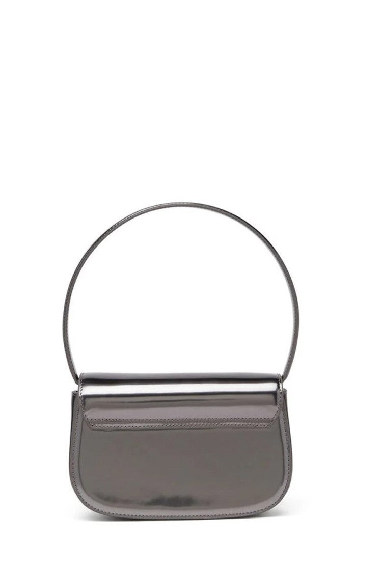 Diesel Grey Leather Shoulder Bag