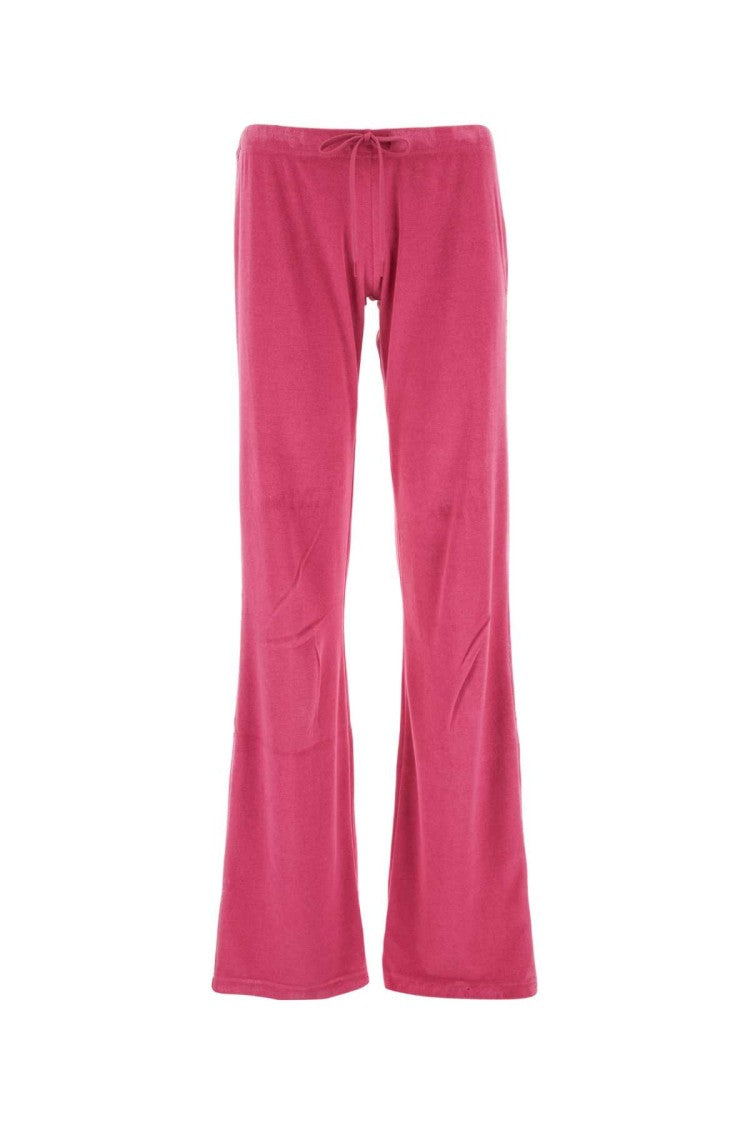 Balenciaga Fuchsia Velvet Joggers