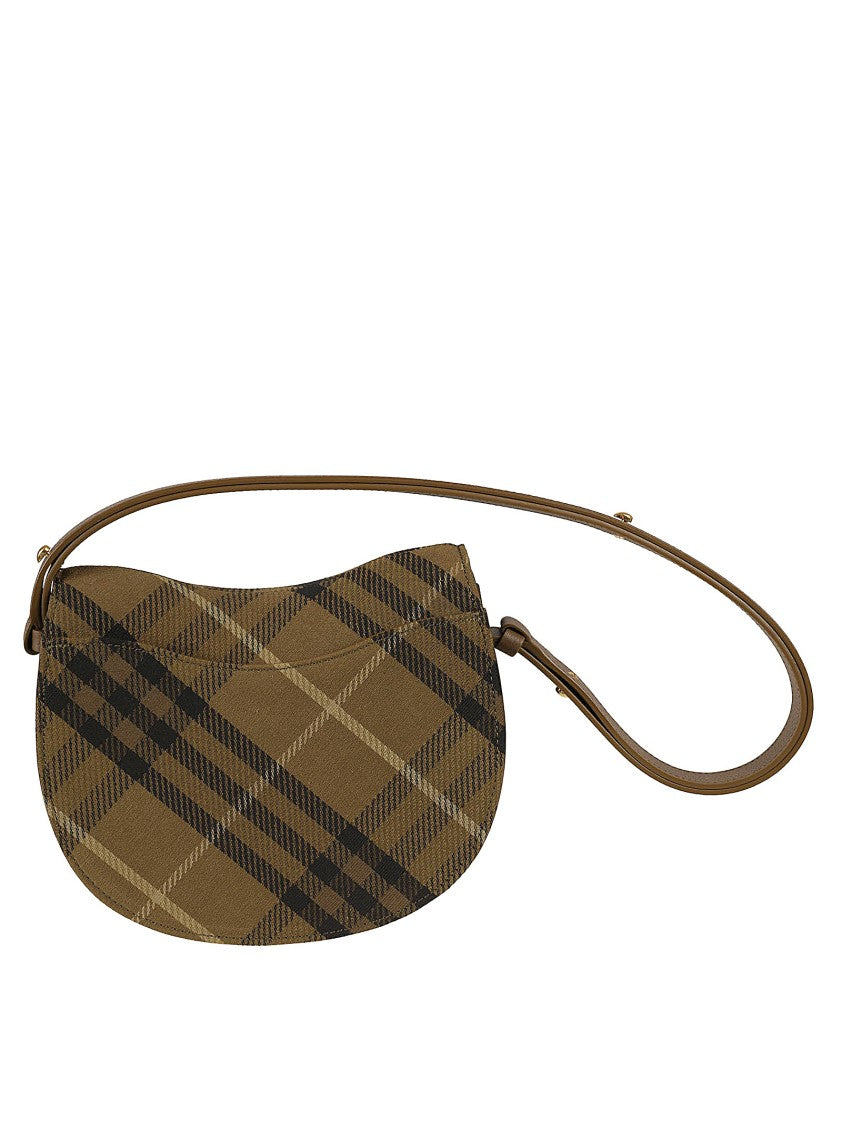 Burberry Curved Check Pattern Bag