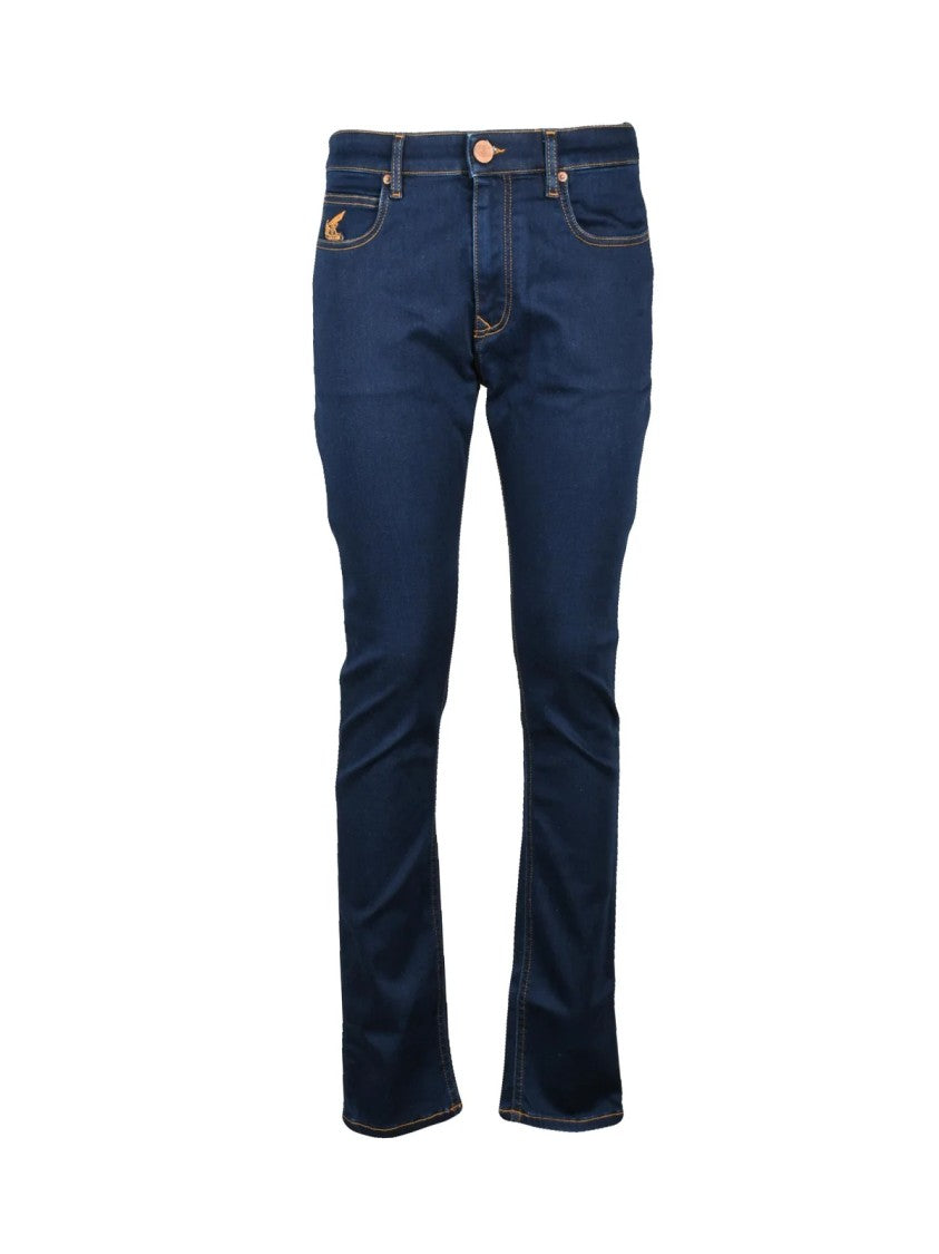 Vivienne Westwood Anglomania Blue Stretch Cotton Slim Jeans