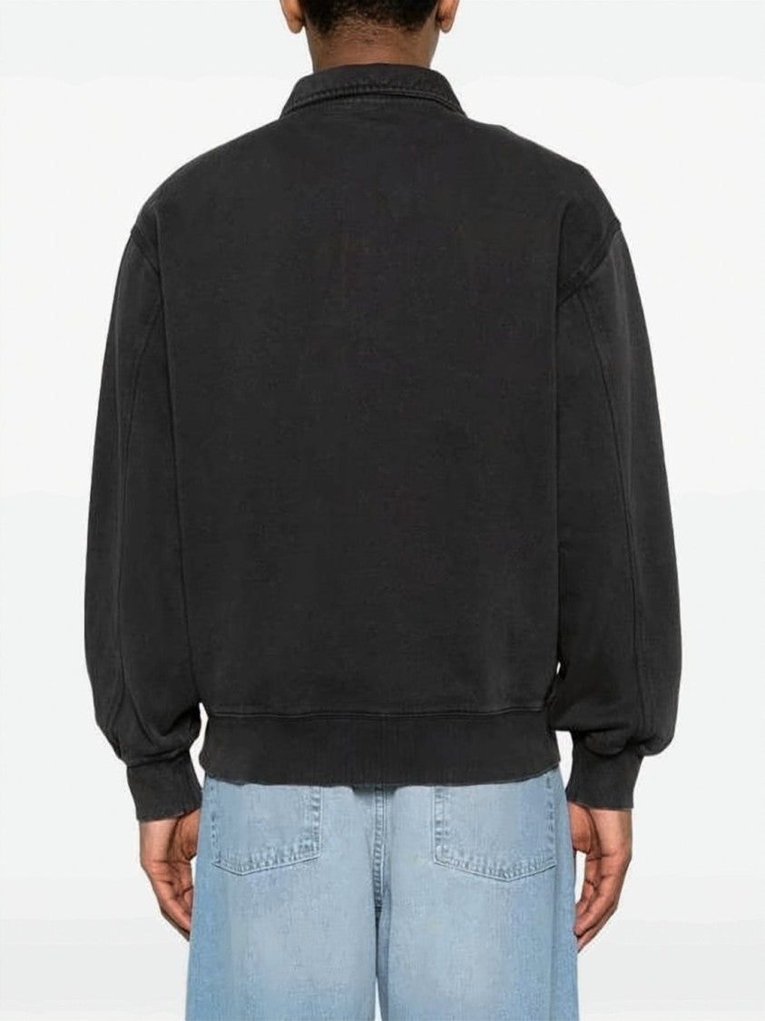 Carhartt Wip Pullover Half-Zip Sweatshirt With Textured Fabric