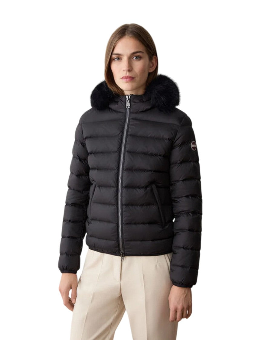 Colmar Originals Black Water-Repellent Quilted Winter Jacket
