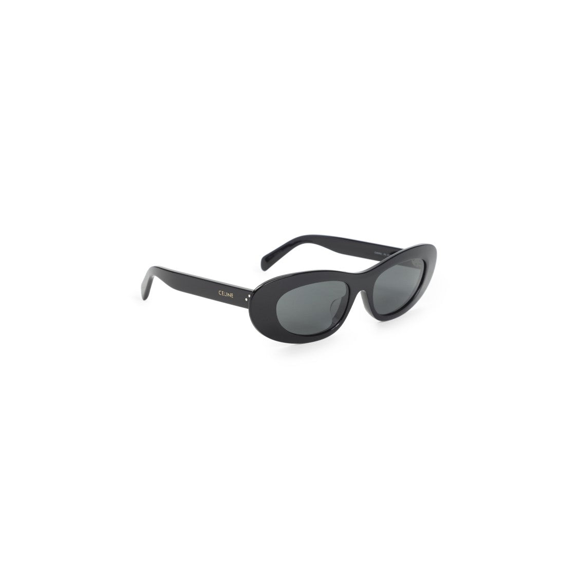 Celine Cat-Eye Sunglasses In Glossy Black Acetate