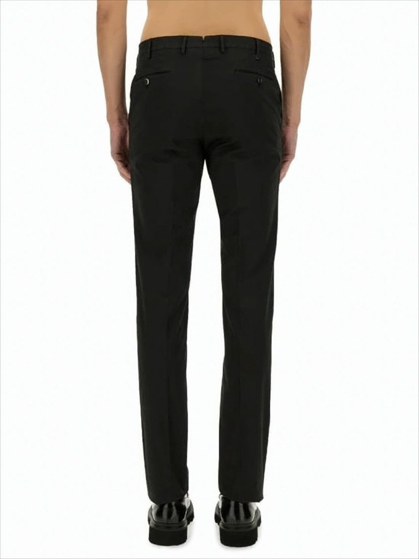 Pt Torino Mid-Rise Straight Pants With Tailored Silhouette