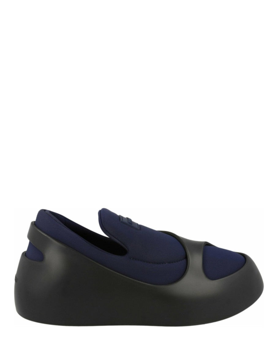 Ferragamo Lunar Paneled Slip-On Sneakers