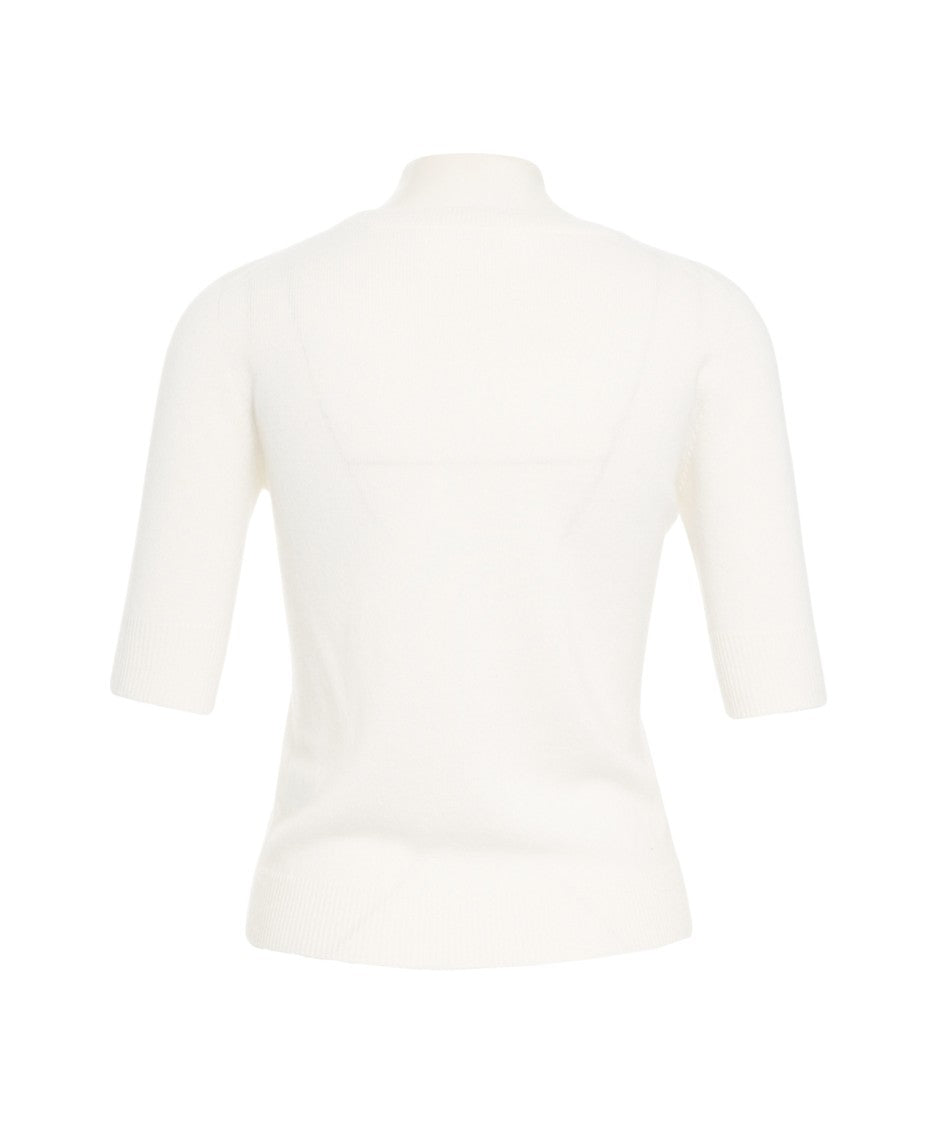 Mvm Fine-Knit Sweater With Round Neckline