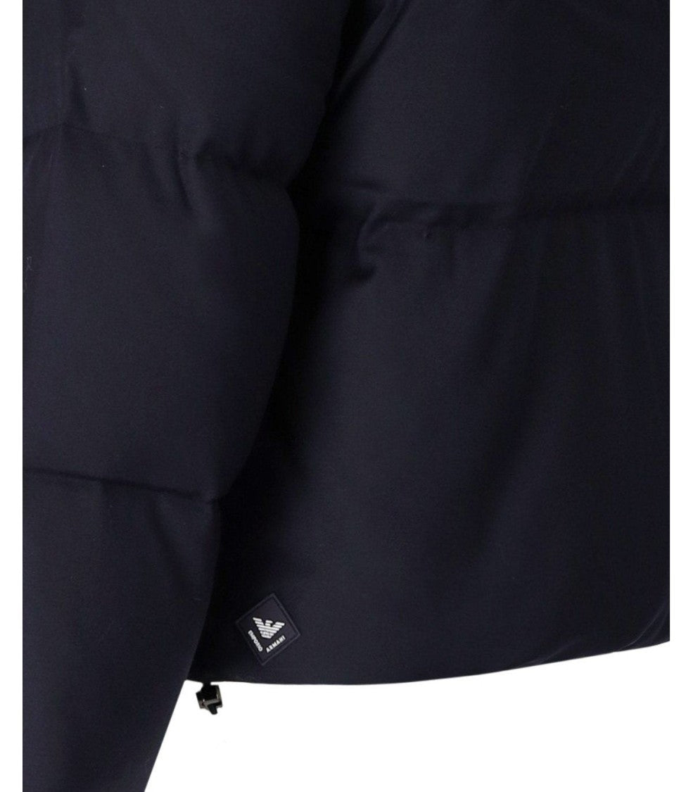 Emporio Armani Blue Degradé Padded Jacket