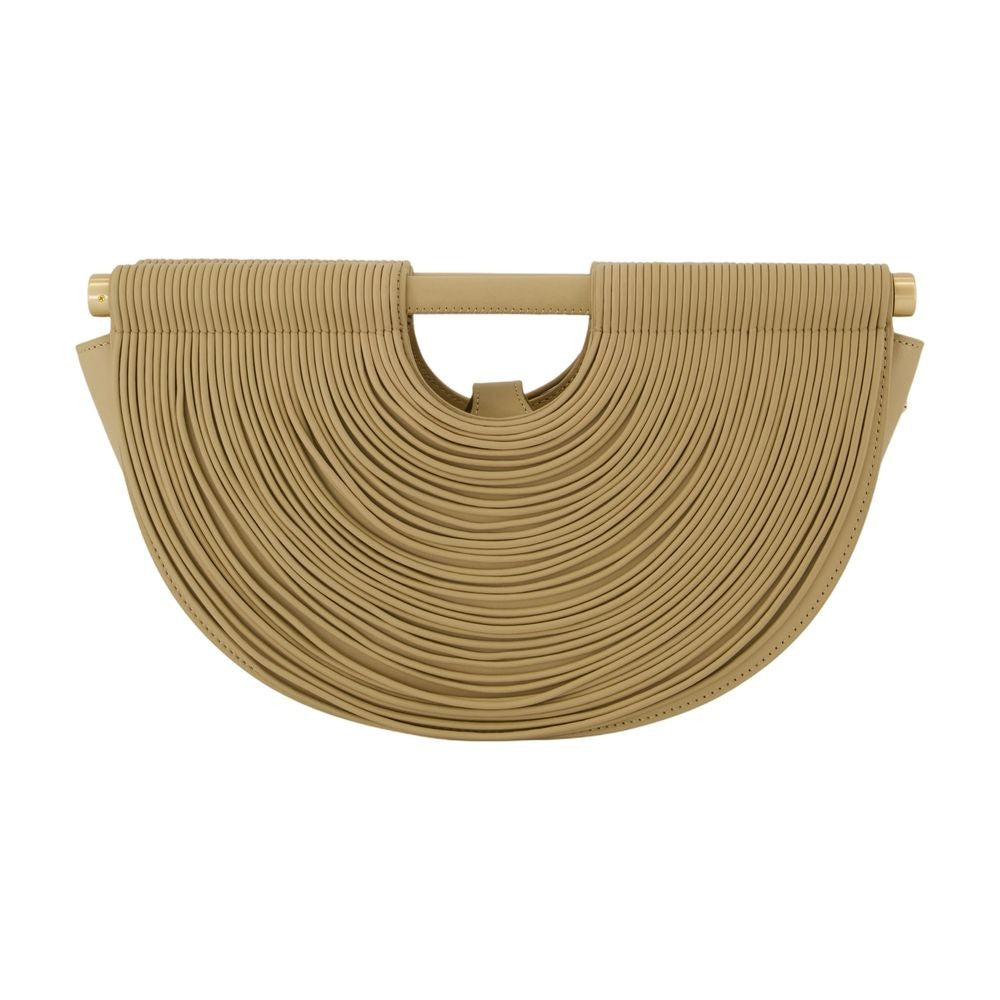 Cult Gaia Lou Top Handle Bag - Leather - Beige