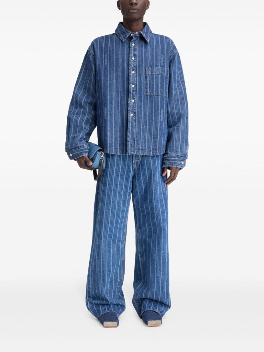 Jacquemus Light Blue Le Chemise Boulanger Shirt