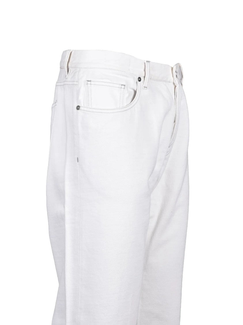 Eleventy White Cotton Jeans