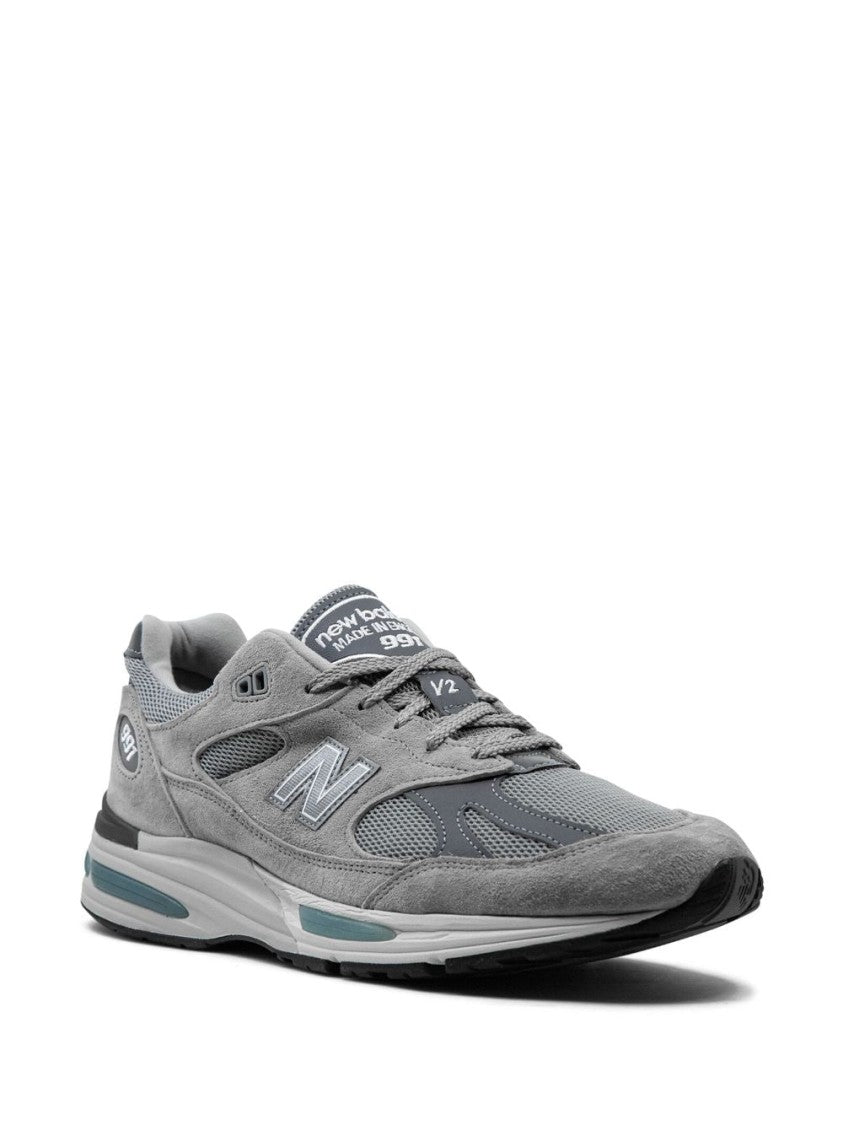 New Balance Grey Panelled Logo Sneaker With Abzorb®