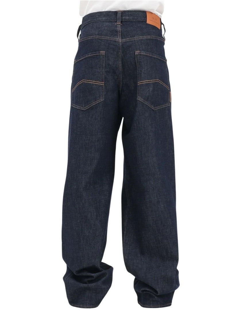 Armani Exchange Multicolor Baggy Denim Jeans