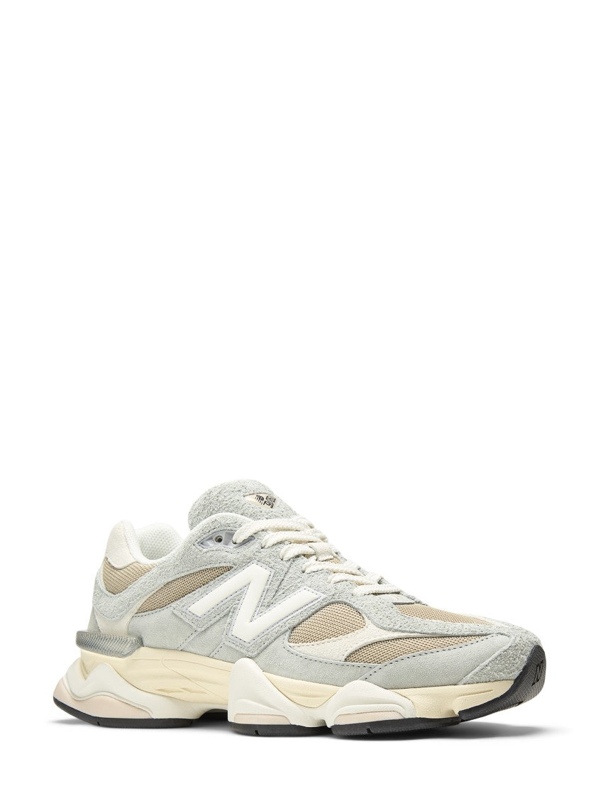 New Balance Layered Vintage Suede And Mesh Sneakers