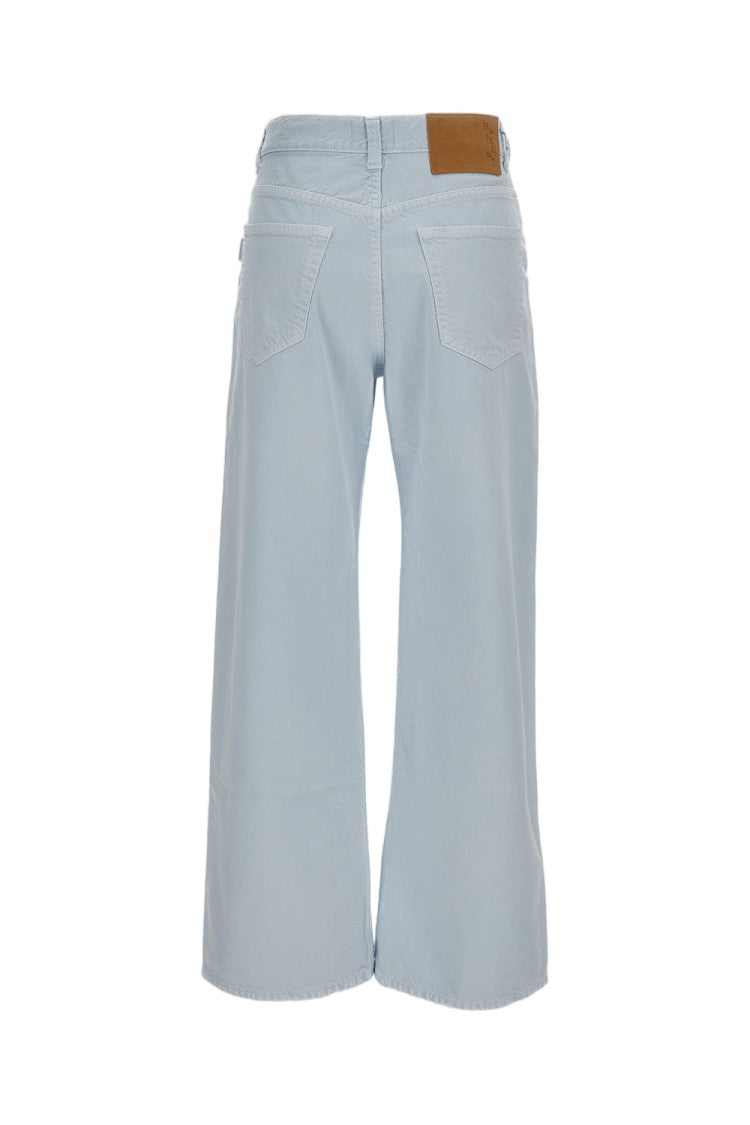 Haikure Organic Cotton-Linen Wide-Leg Jeans